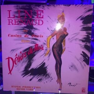 Autographed Line Renaud Record Vintage 1940s